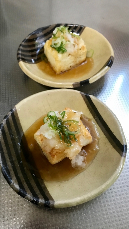 こんばんは♪
揚げ出し豆腐とっても美味しかったです✨とろみ系大好きです〜(ᵔᴥᵔ)
素敵レシピごちそうさまでした♡