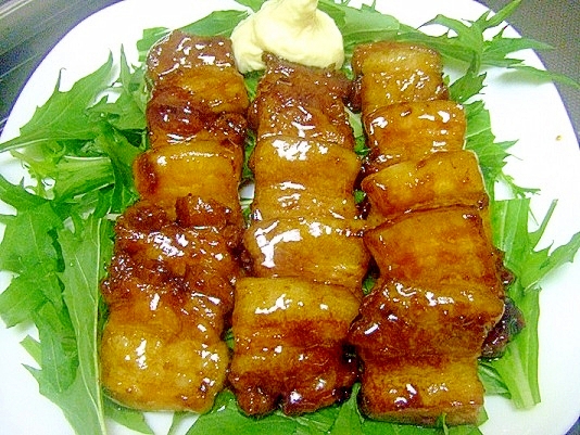 厚切り豚バラでジューシー 照り焼き レシピ 作り方 By まいまい917 楽天レシピ 厚切り豚バラでジューシー 照り焼き レシピ 作り方 By まいまい917 楽天レシピ