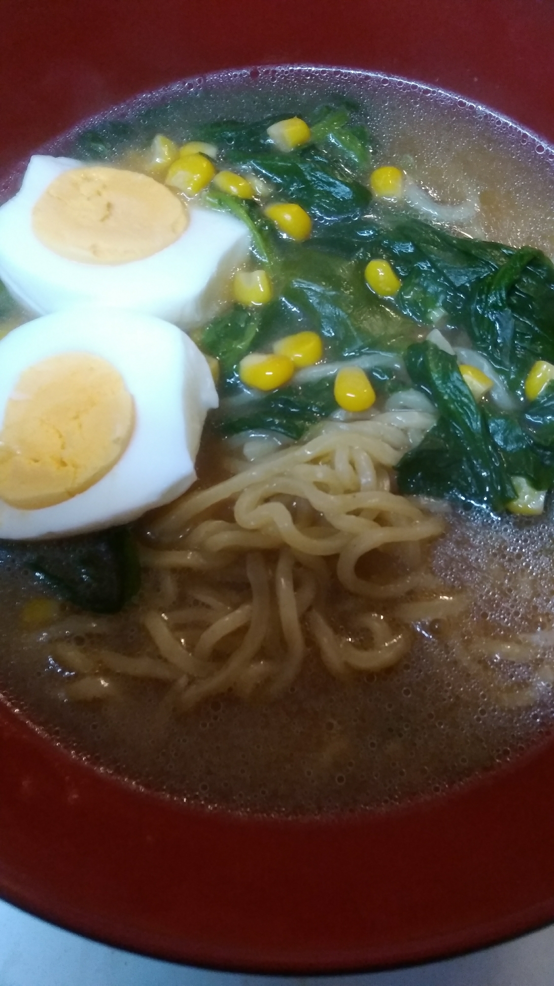 バターの香る味噌コーンラーメン