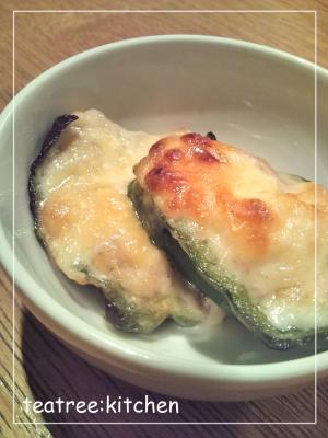お弁当に ピーマンのツナチーズ焼き レシピ 作り方 By Tea Tree 楽天レシピ