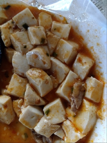 市販の素で美味しい麻婆豆腐