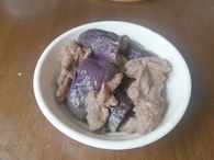 ナス肉煮込み