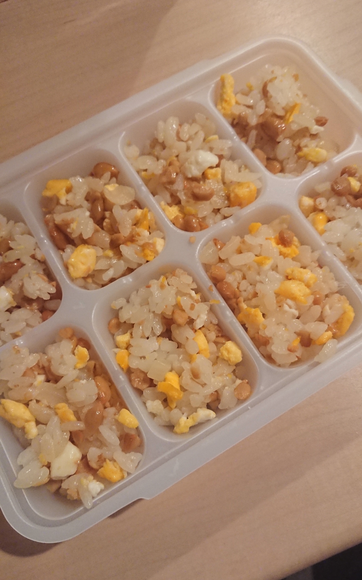 ☆離乳食1歳~☆冷凍もOK♪納豆チャーハン