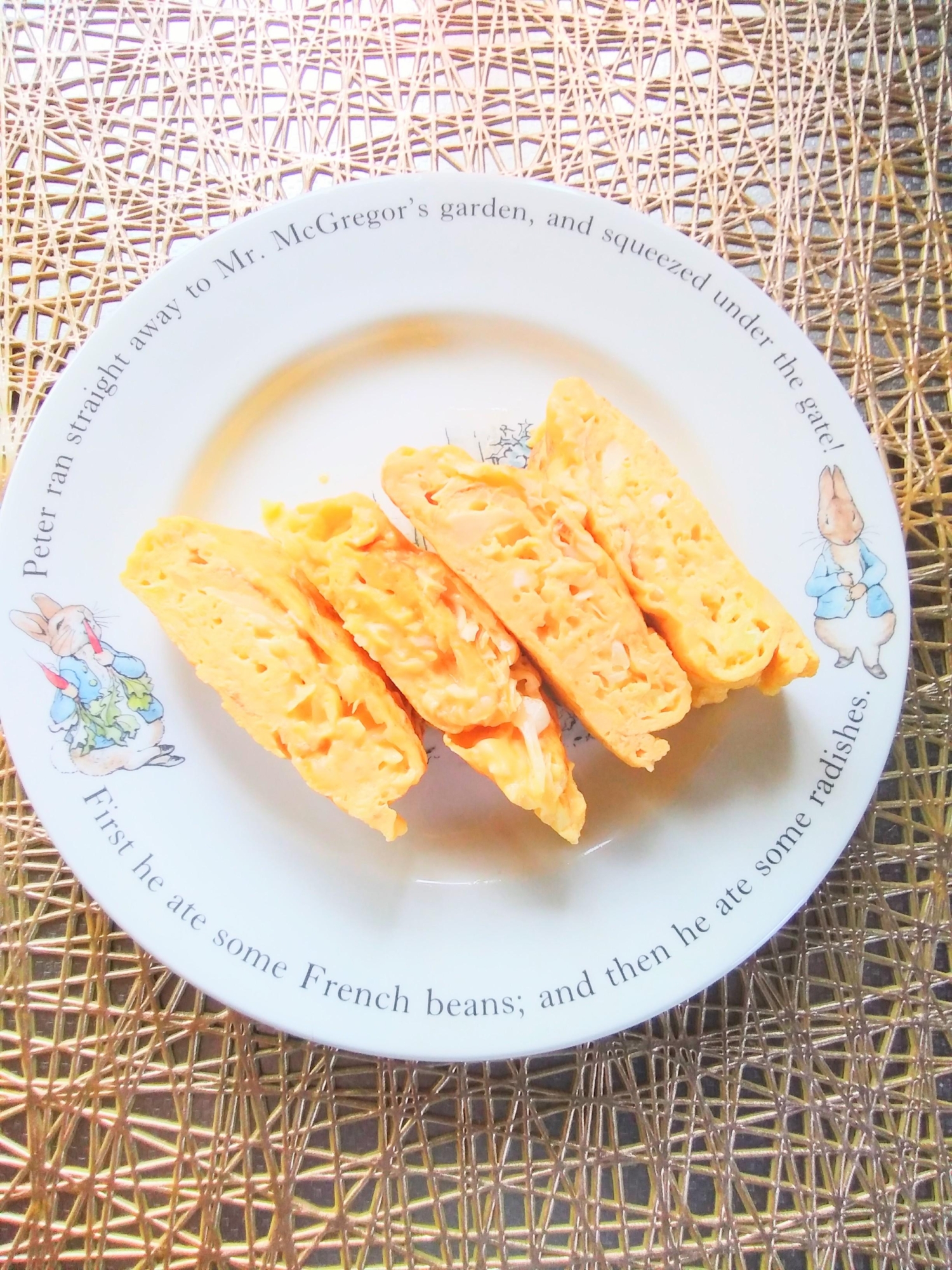 キャベツの卵焼き