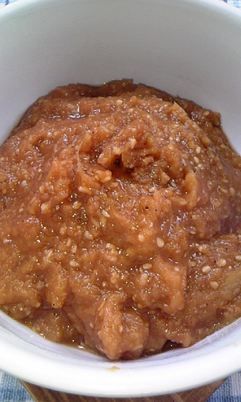 ご飯にのっけて美味しい！しょうが味噌♪