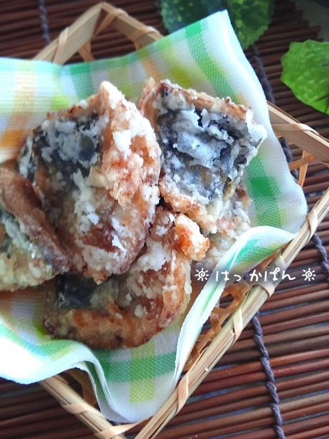 塩トマトで♪鯖の竜田揚げ✿