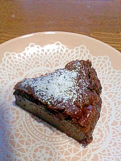 チョコ不使用 ガトーショコラ 卵とココア 水 で レシピ 作り方 By ジョンとポーク 楽天レシピ