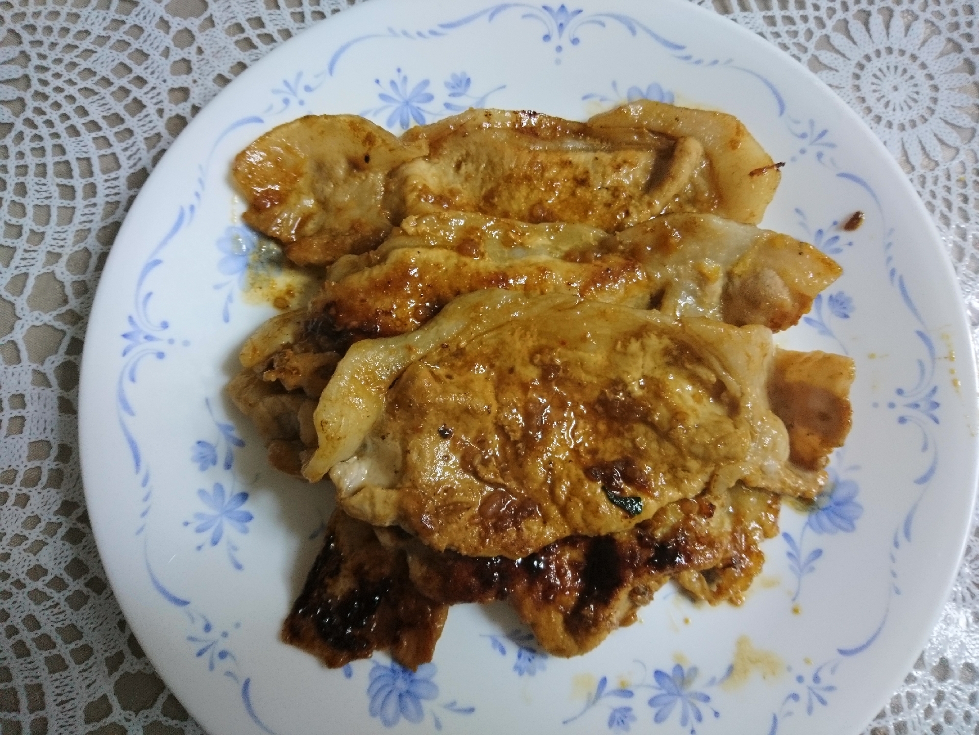 豚肉の醤油麹焼き