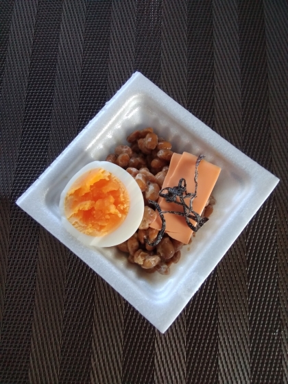 卵チーズ♪納豆