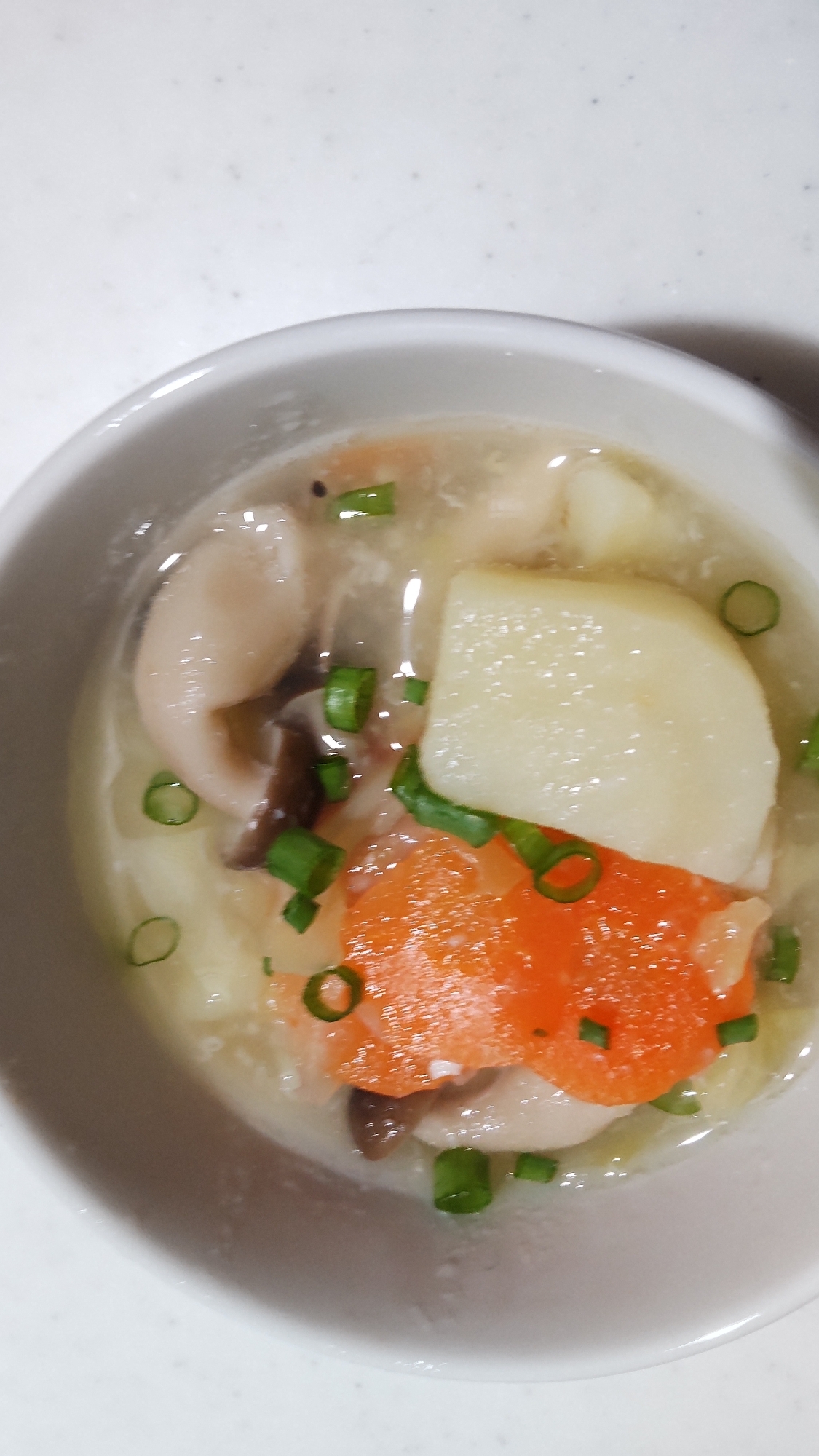 野菜だけの優しいスープ