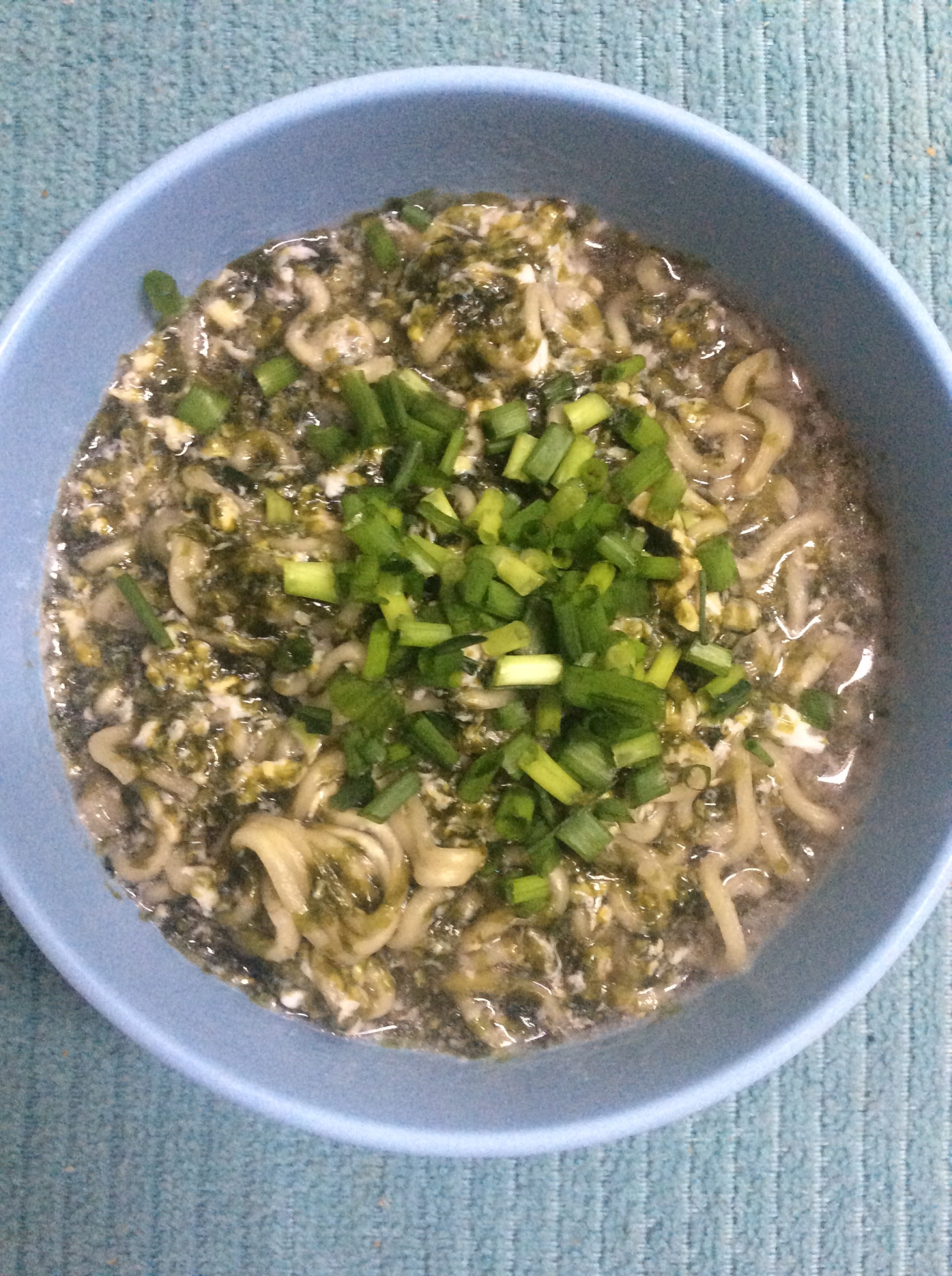 海苔の佃煮入り♪のりたまラーメン