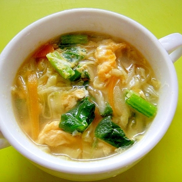 千切り野菜と卵のコンソメスープ レシピ 作り方 By Mint 楽天レシピ 千切り野菜と卵のコンソメスープ レシピ 作り方 By Mint 楽天レシピ