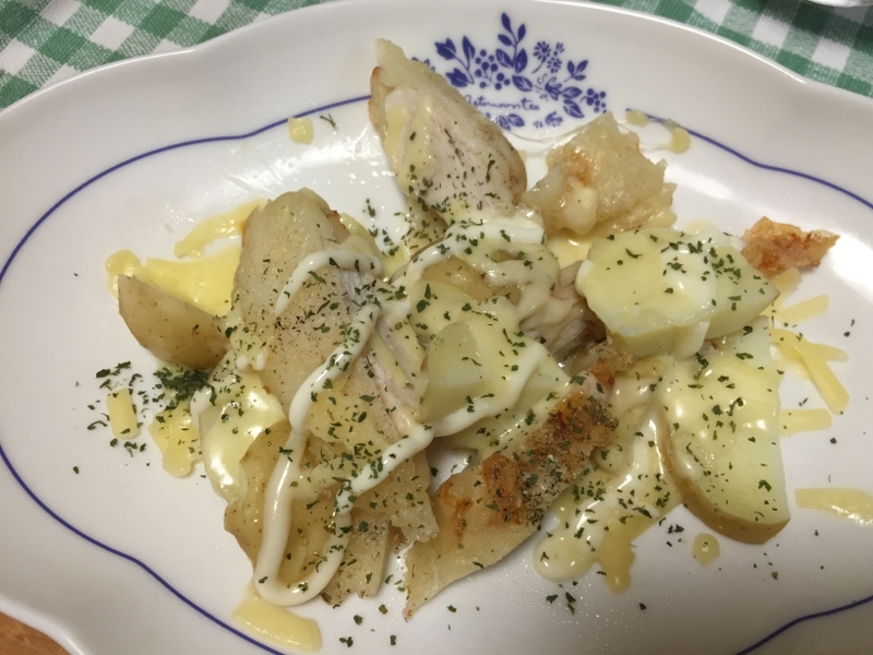 新ジャガと鶏ささみのチーズ焼き レシピ 作り方 By ボンド子 楽天レシピ