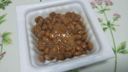 こんにちは～♪
朝食に作りました‼️
納豆は毎日食べるので、
レシピありがとうございました♪v(*'-^*)^☆