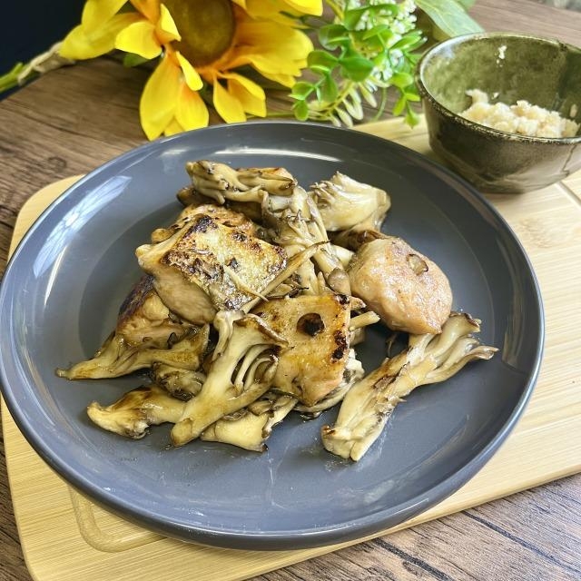 鮭と舞茸のバターソテー