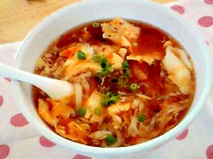 さっぱりおいしい★梅とじうどん