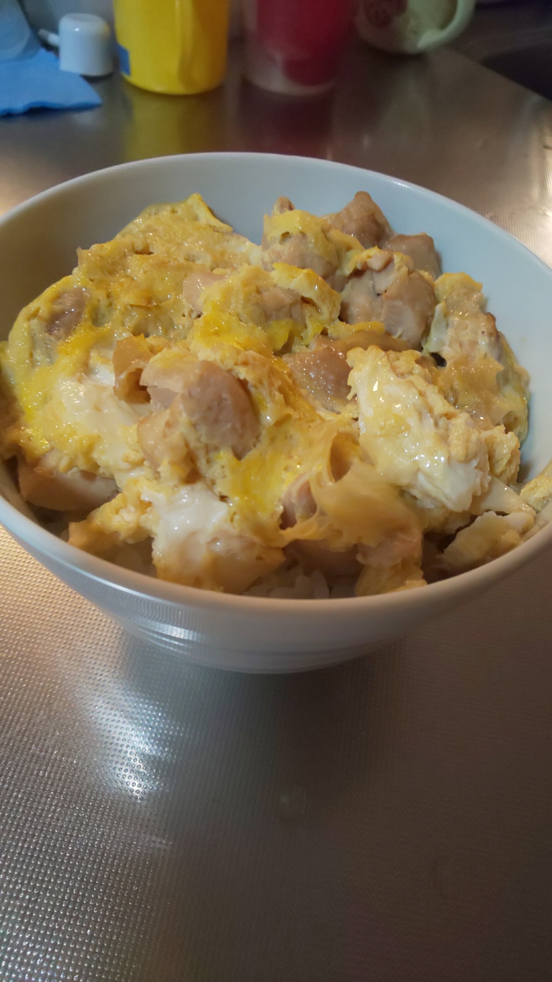 【簡単】めんつゆで親子丼