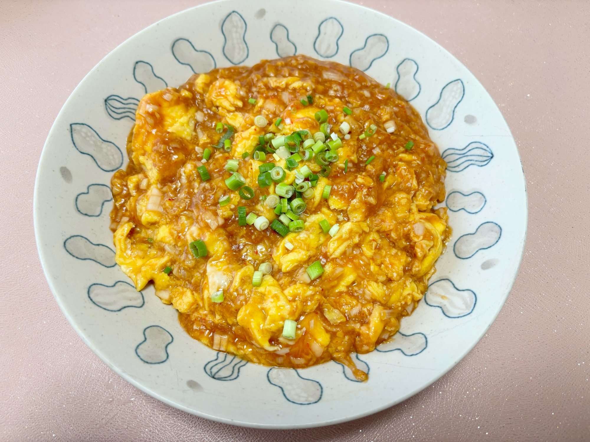 たまごとちょっとの長ネギで！⭐️チリたまご⭐️