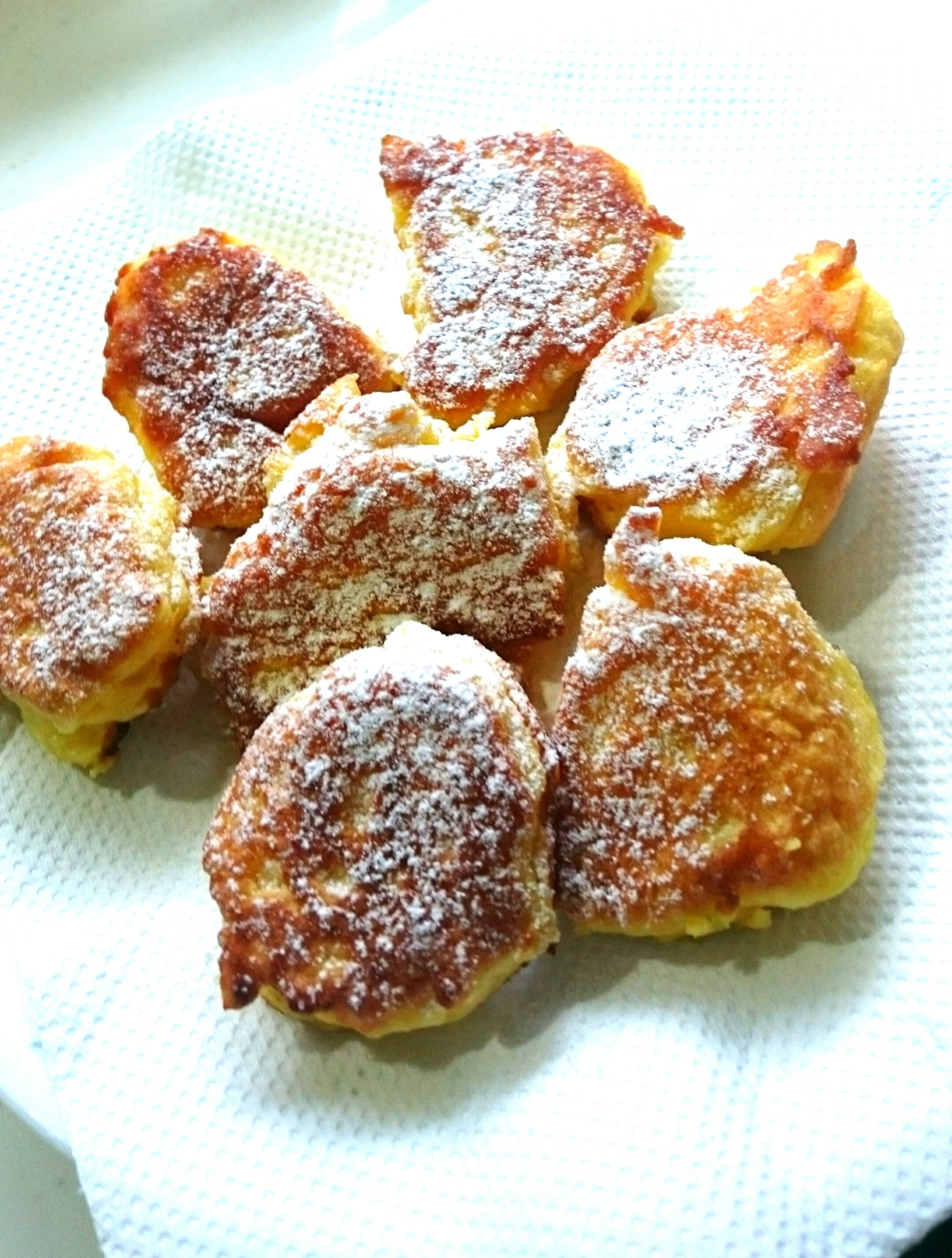 揚げ焼きで！ふんわりもっちり白玉豆腐ドーナツ