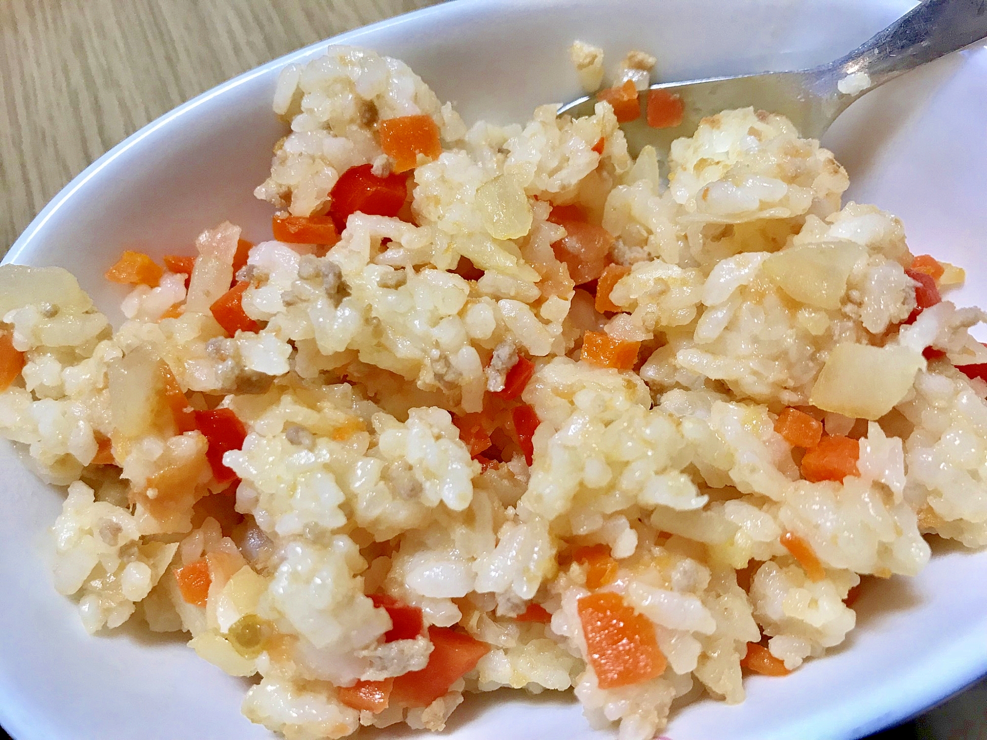 離乳食後期 トマトと野菜のチャーハン レシピ 作り方 By Maroncream 楽天レシピ
