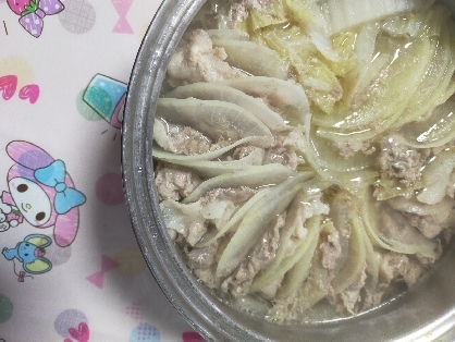 白だしかき醤油で簡単♪白菜と豚肉のミルフィーユ煮