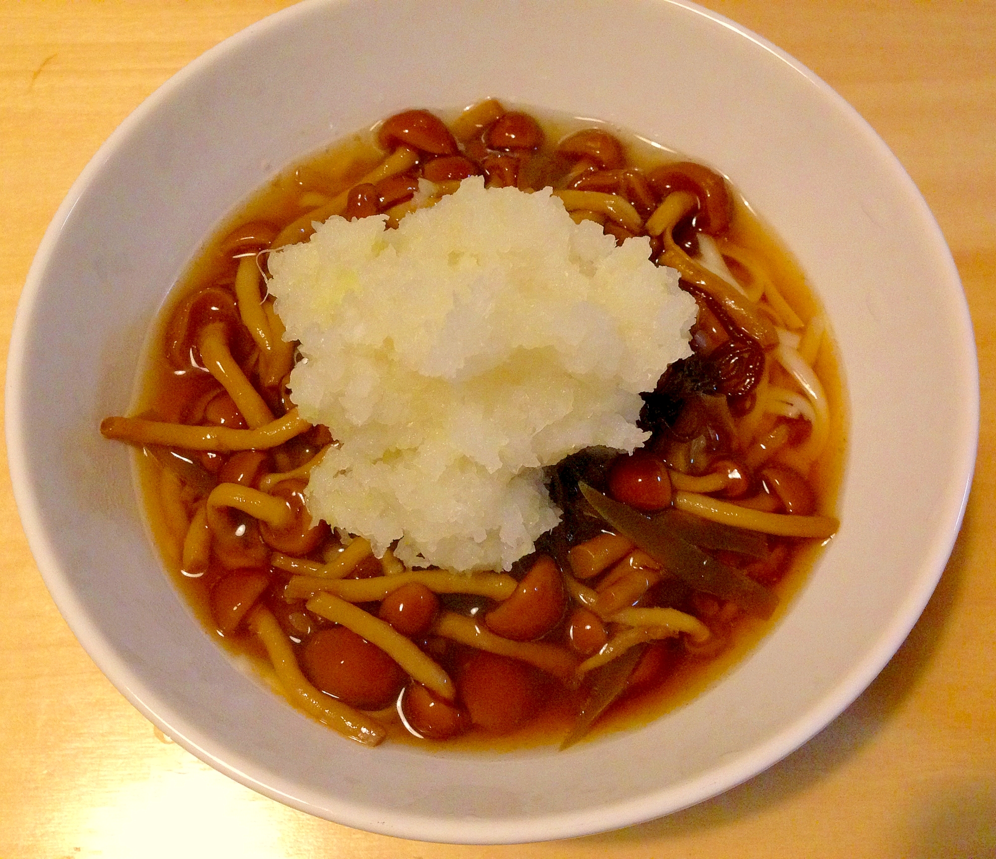 温でも冷でも！かつおぶし香る　なめこおろし糖質０麺