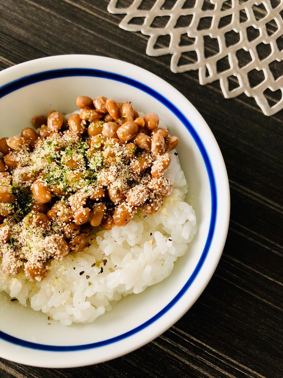 納豆だけで☆ナポリタン風 納豆丼