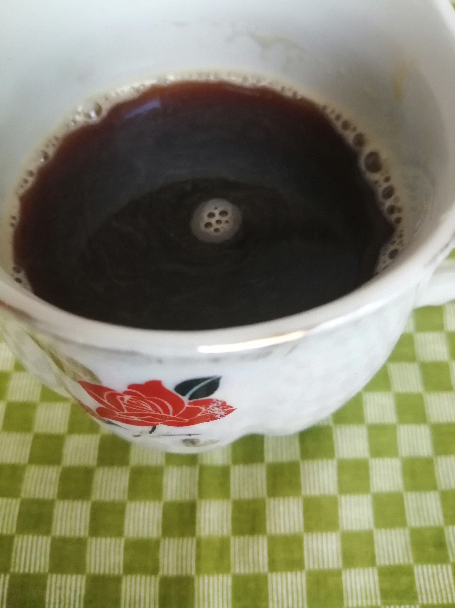 ジンジャーメープルシロップコーヒー