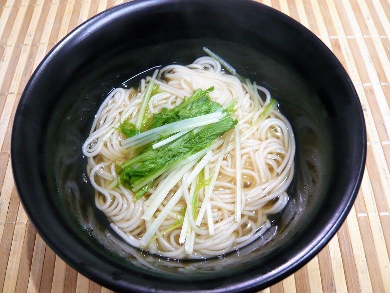 水菜にゅうめん