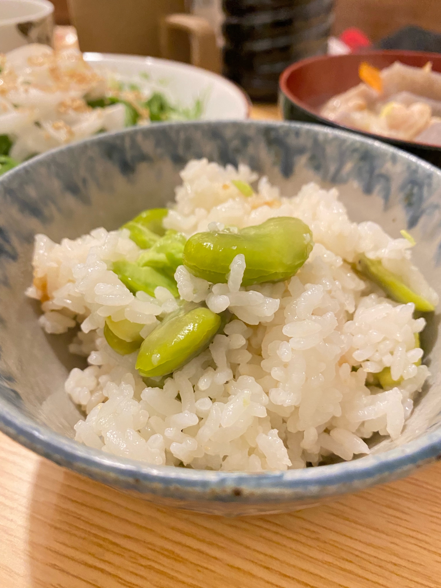 そら豆の混ぜご飯