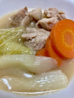 手作り美味しい鍋スープで鶏みそ鍋☺︎