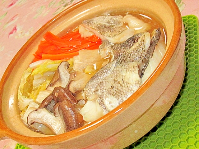 ❤鱈とエリンギ＆白菜＆人参の生姜鍋❤