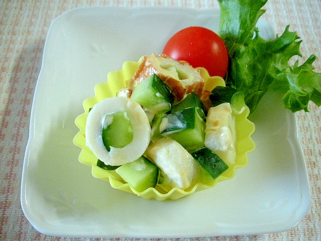 すぐできるお弁当おかず ちくわきゅうりのマヨ中華 レシピ 作り方 By エゾモモンガさん 楽天レシピ