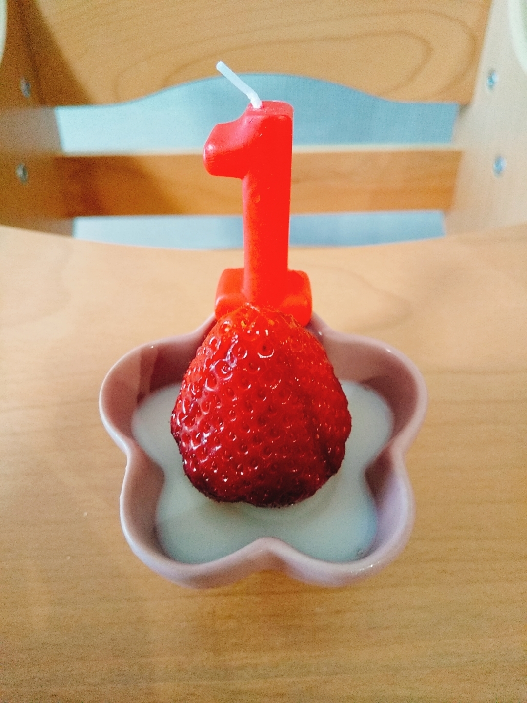 お誕生日にも！粉ミルクde簡単プリン風