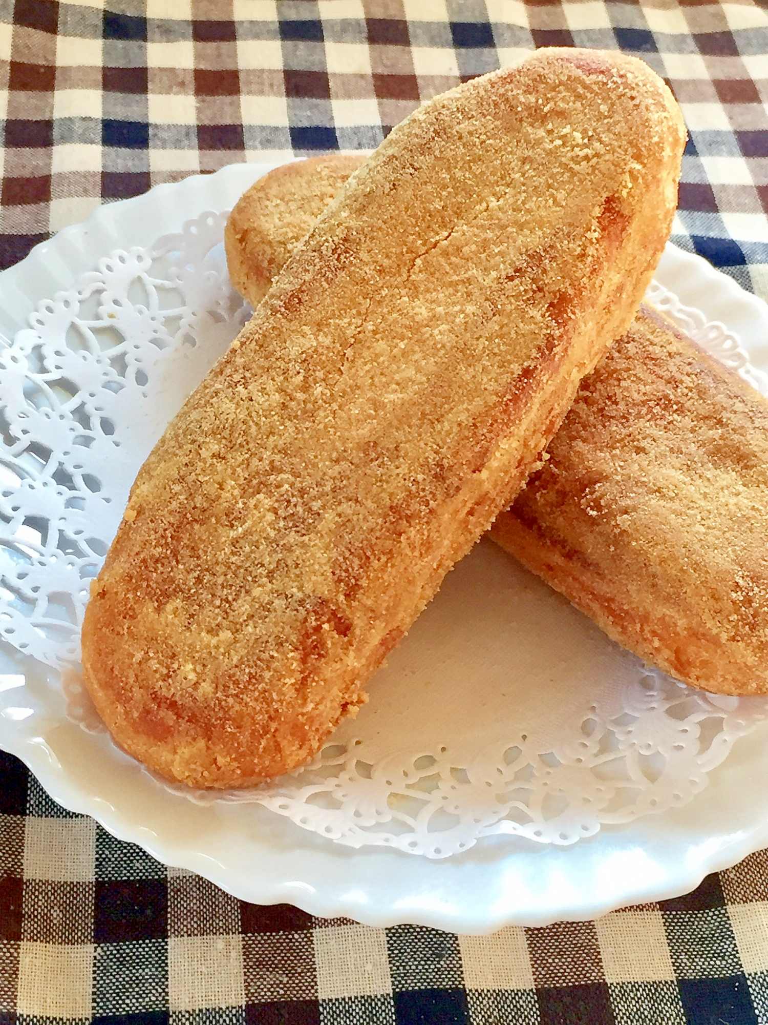 懐かしの味☆給食の揚げパン