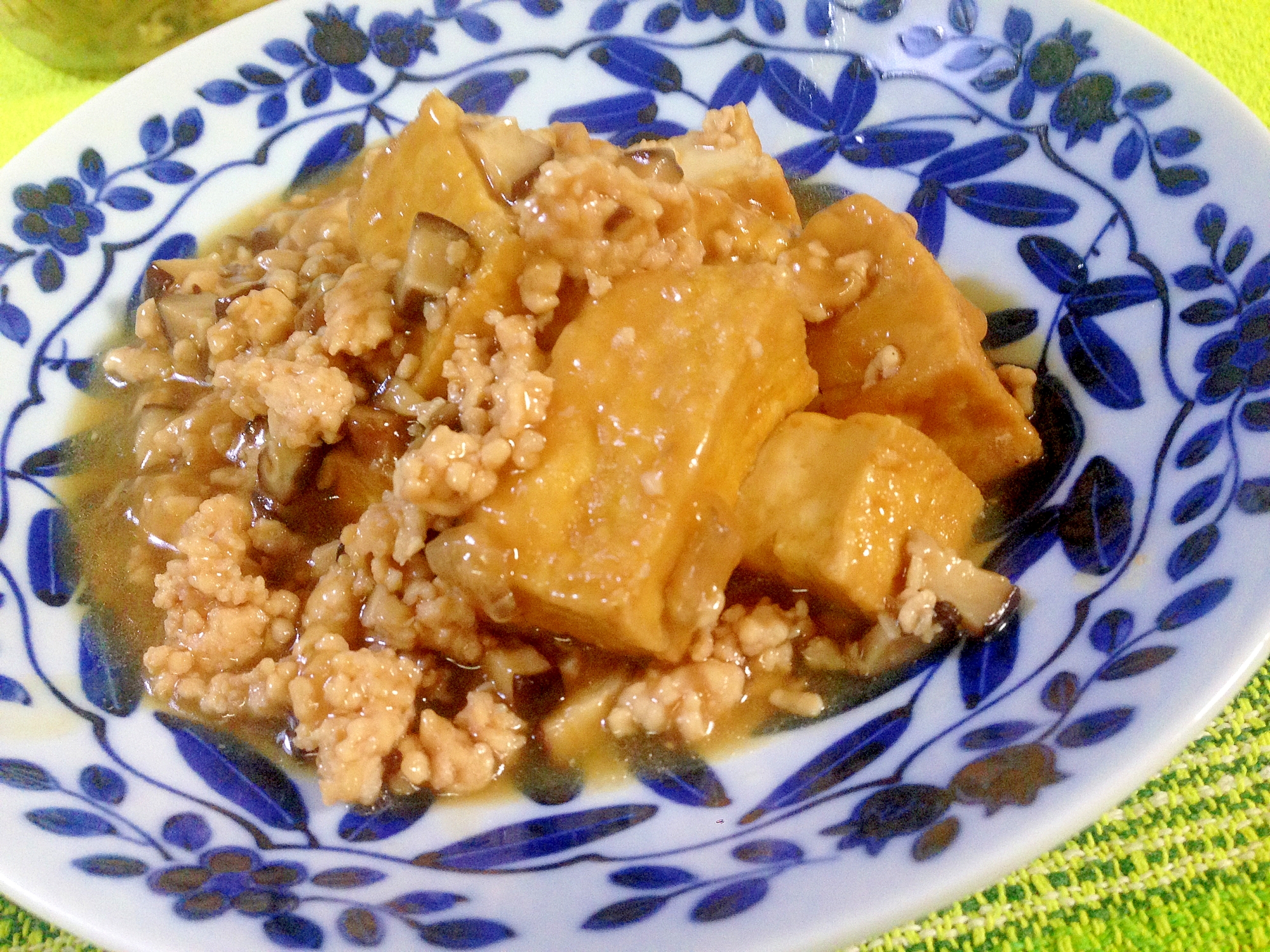 お安く美味しくお腹いっぱい!厚揚げのそぼろ煮♪