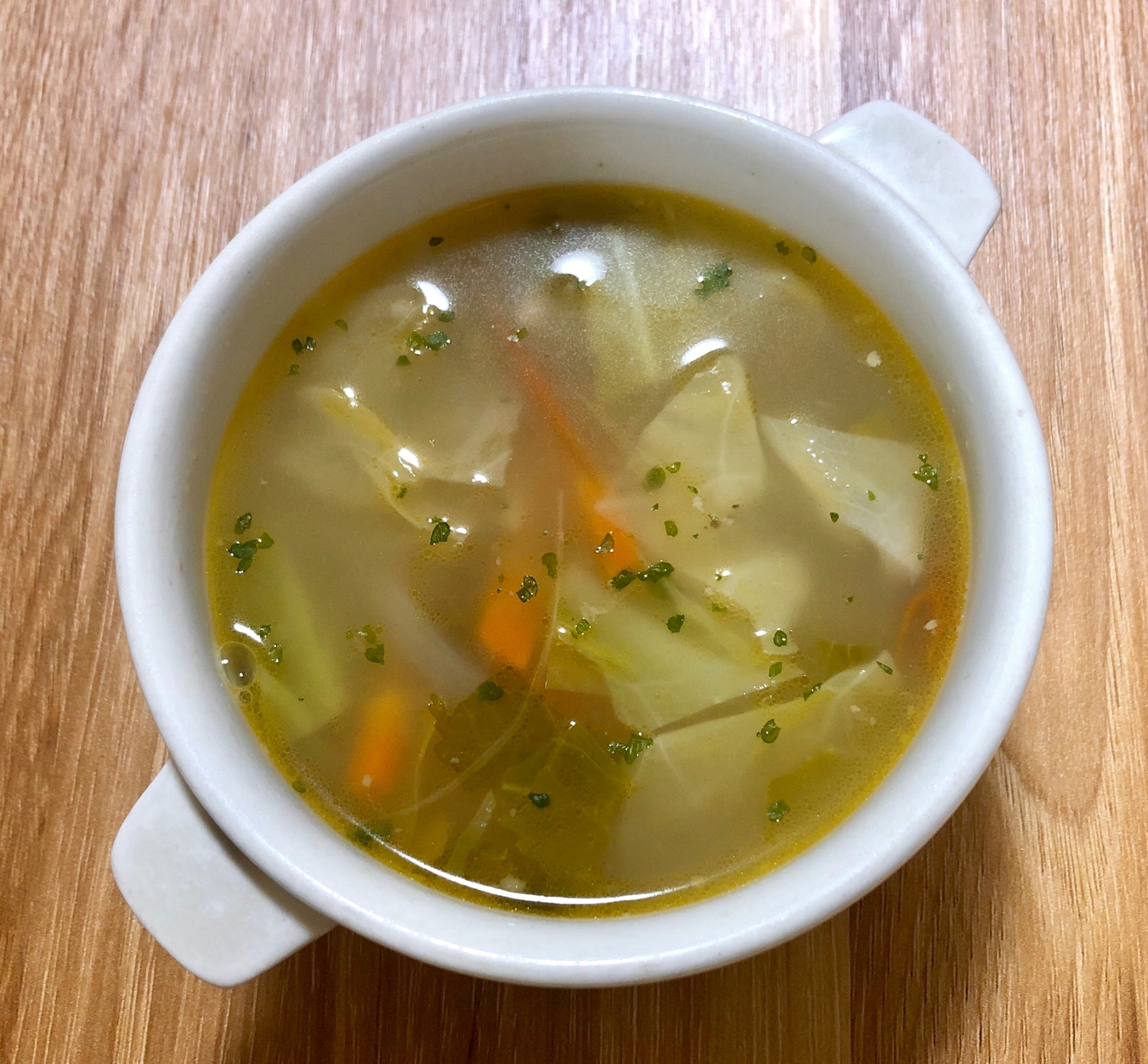 ローストチキンリメイク・野菜スープ