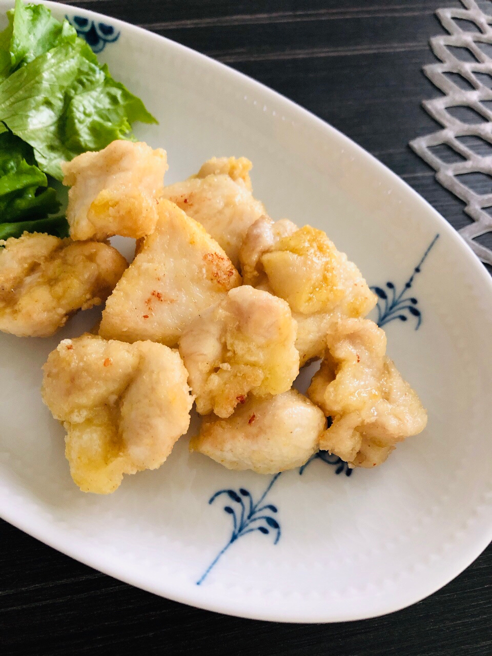 鶏むね肉のカレー塩唐揚げ