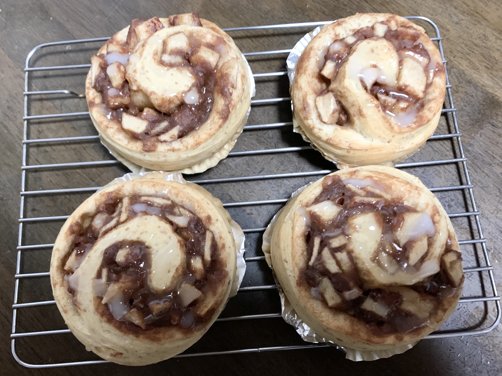 りんご入り シナモンロール アップルシナモンロール レシピ 作り方 By Mei 楽天レシピ