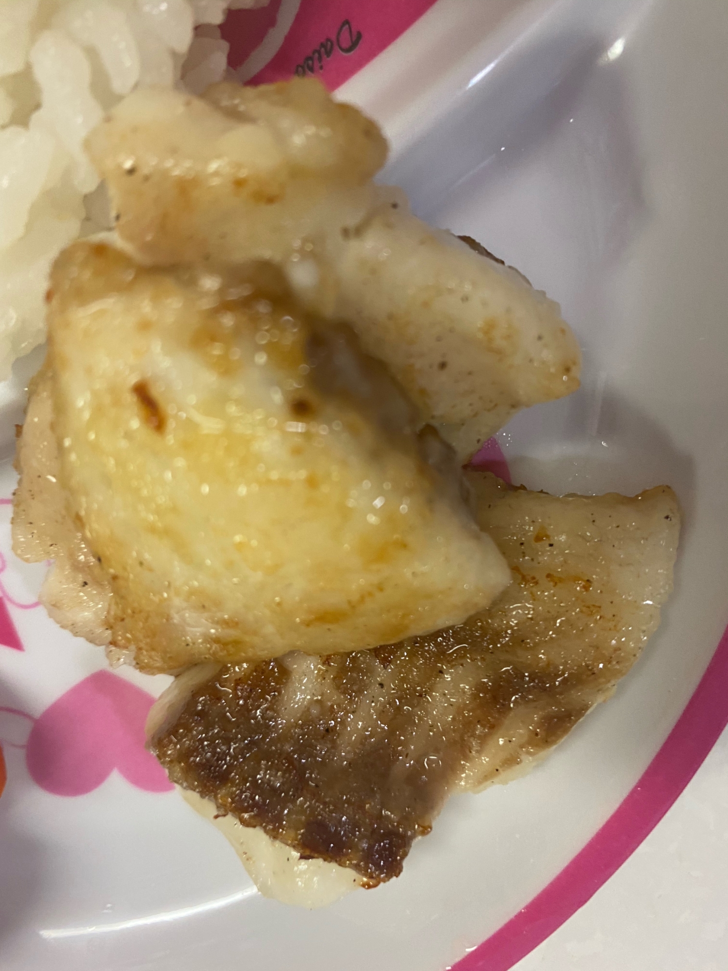 刺身用 切り身の鯛で たいのムニエル