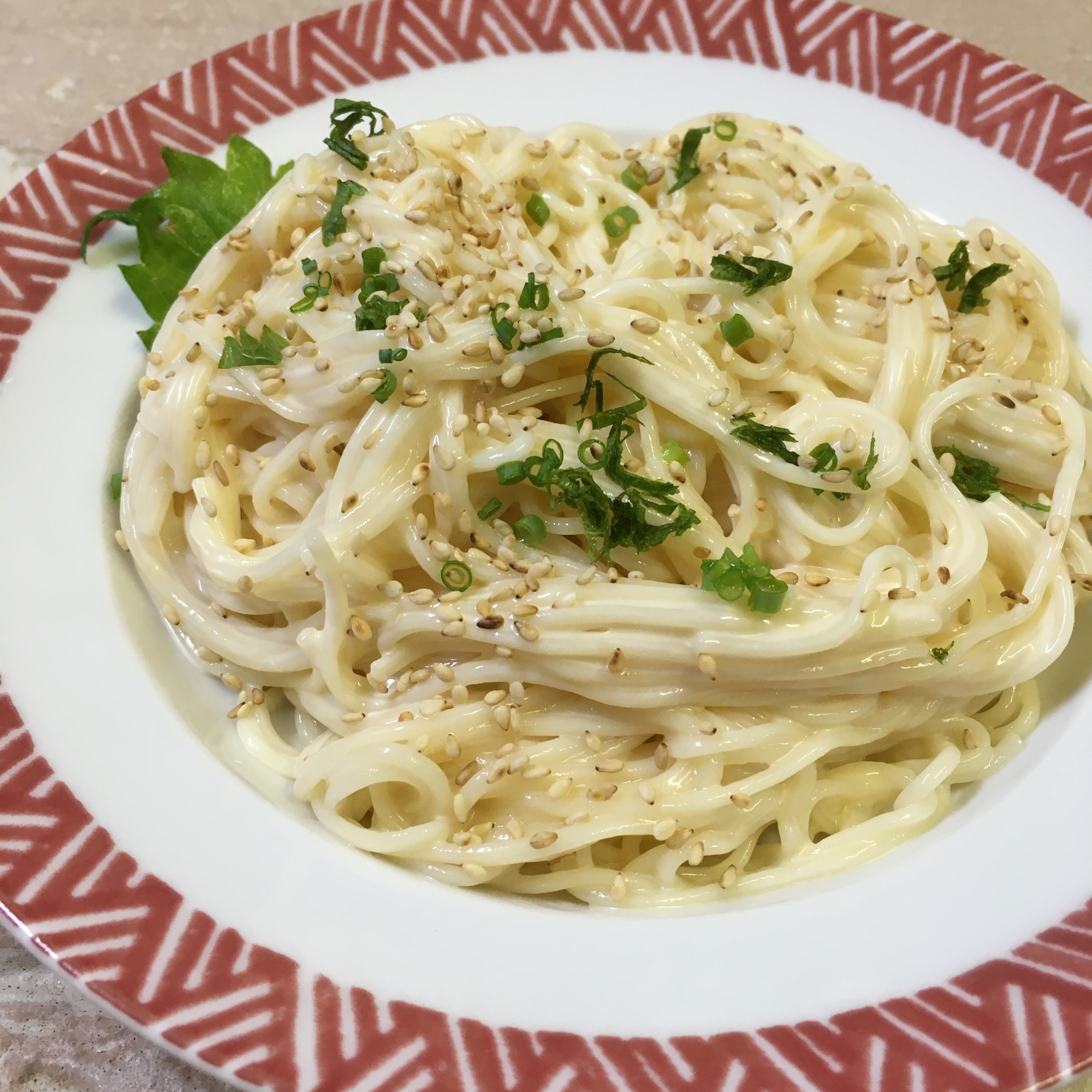 マヨだし醤油deそうめん♪