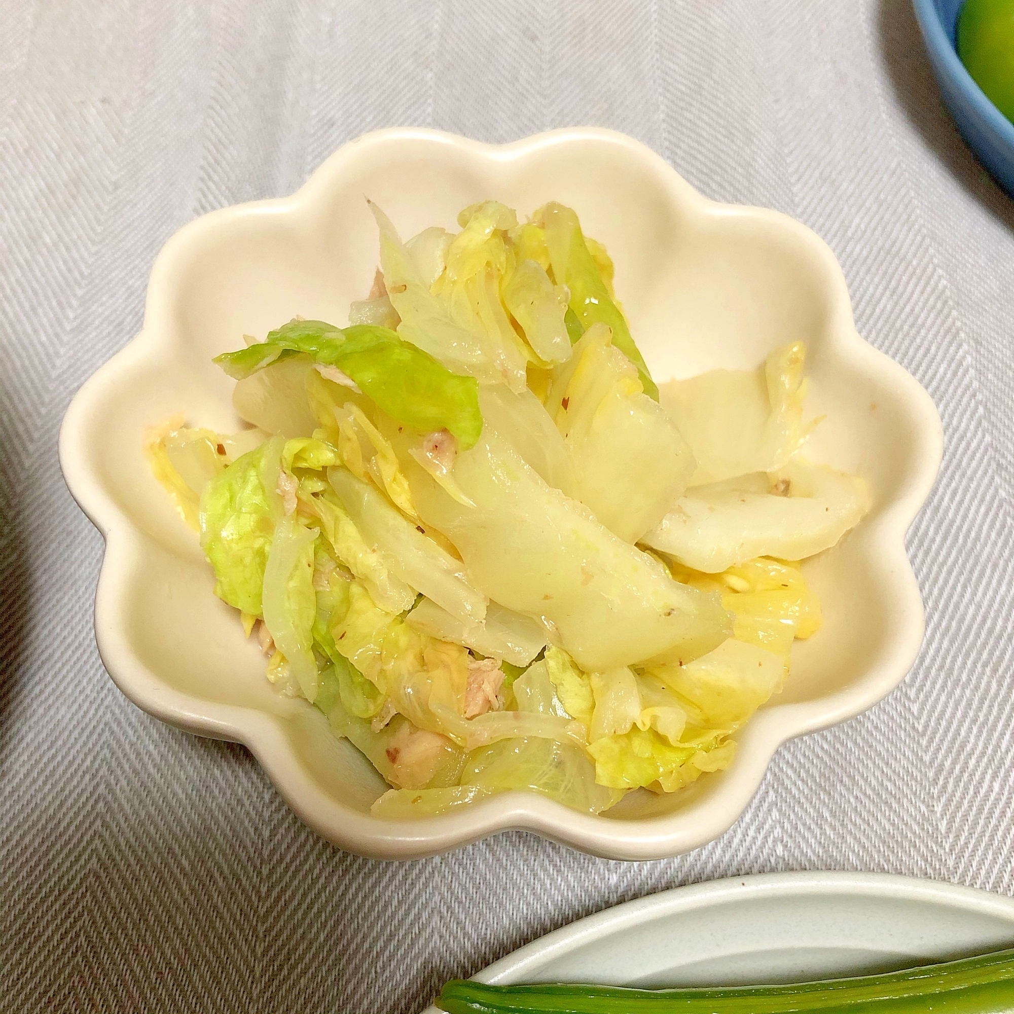 白菜とツナのさっと煮