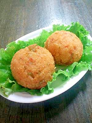 アレルギーっ子も一緒に食べられる♪ライス☆コロッケ