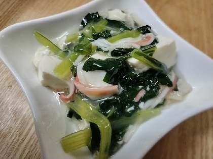 お豆腐と野菜のあんかけ丼。ヘルシーで胃に優しい☆