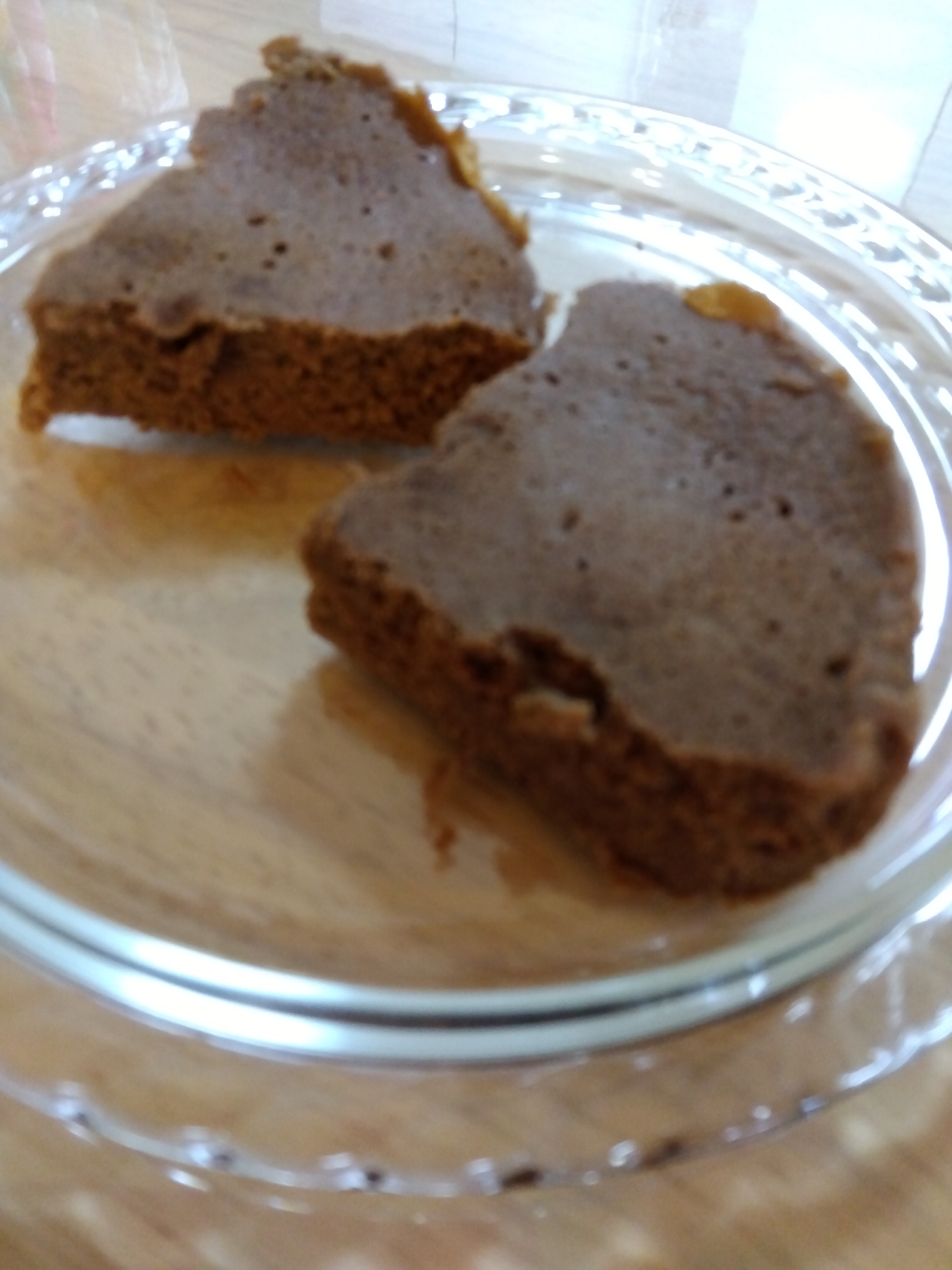 ★砂糖なし　簡単レンジおからチョコケーキ★