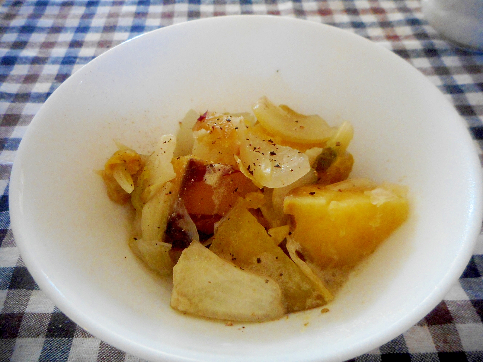さつま芋と白菜の蒸し煮