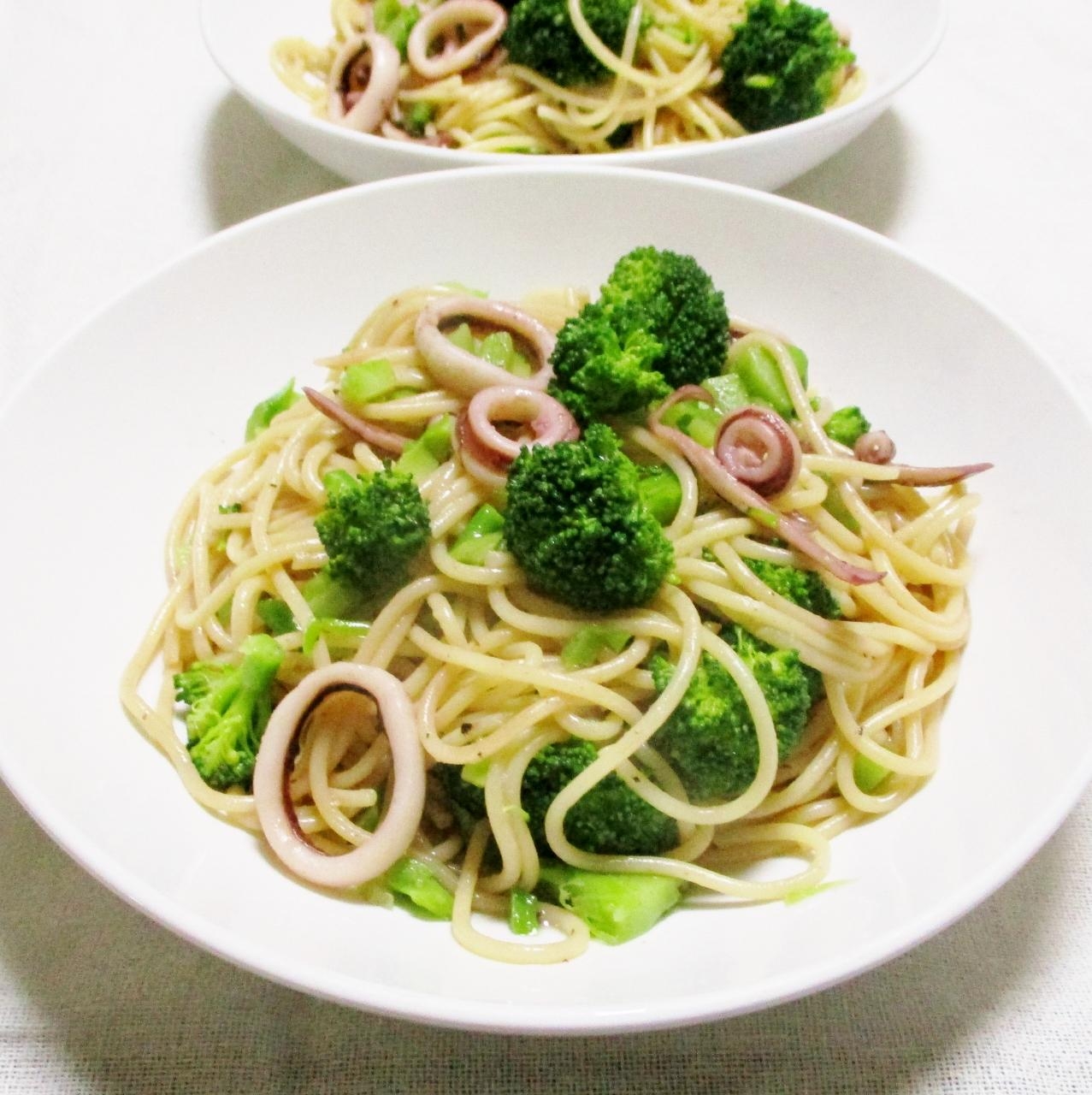 うまうま☆イカとブロッコリーのパスタ