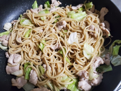 バター醤油焼きうどん