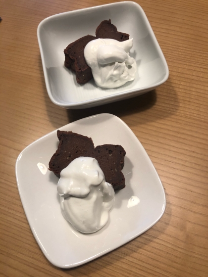 パウンド型でメレンゲなし！生チョコ風ガトーショコラ