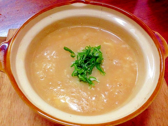 ほっくりゆり根の味噌味粥